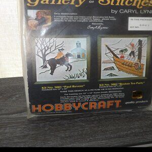 Vintage Crewel Embroidery Kit, Gallery of Stitches, Paul Revere by Caryl Lynn